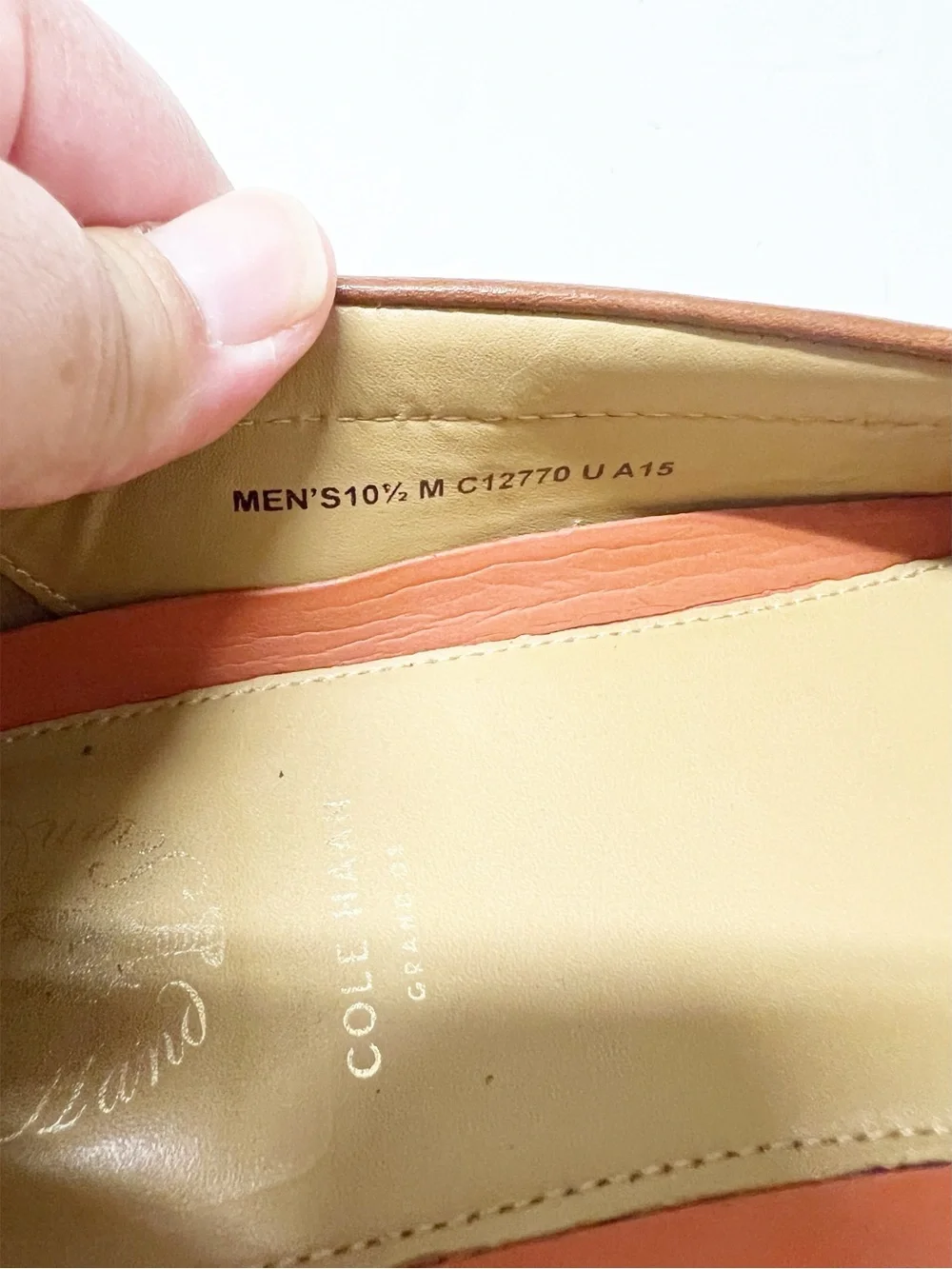 Cole Haan Mens Classic Preppy Brown Tan Leather Pinch Tassel Loafers Size 10.5M